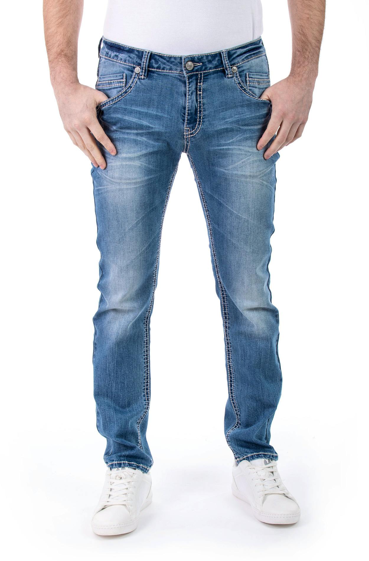 Image of Blue Monkey Jeans Freddy 4588 Slim Fit bleached blue