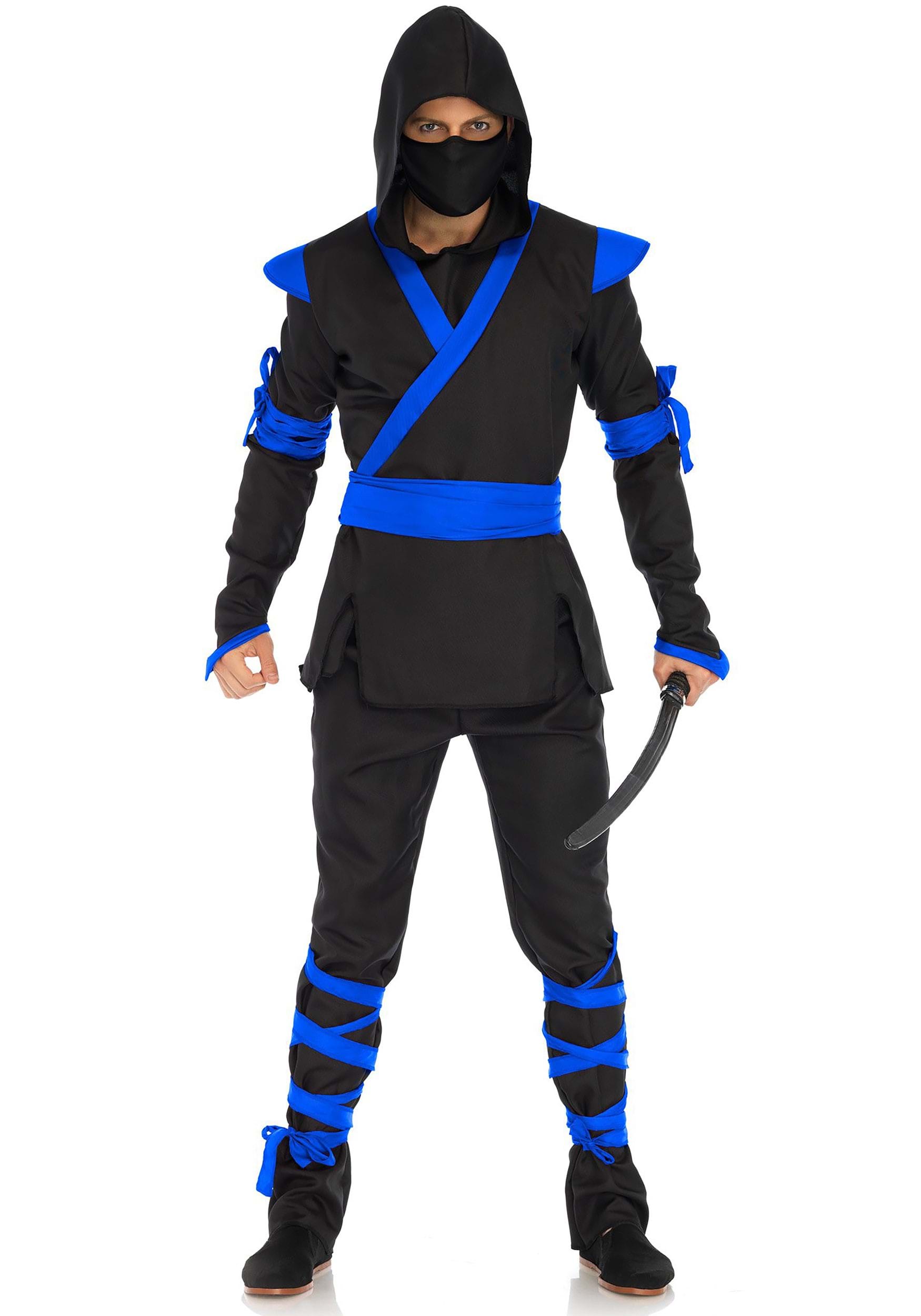 Image of Blue Ninja Costume for Men ID LE85653B-S/M