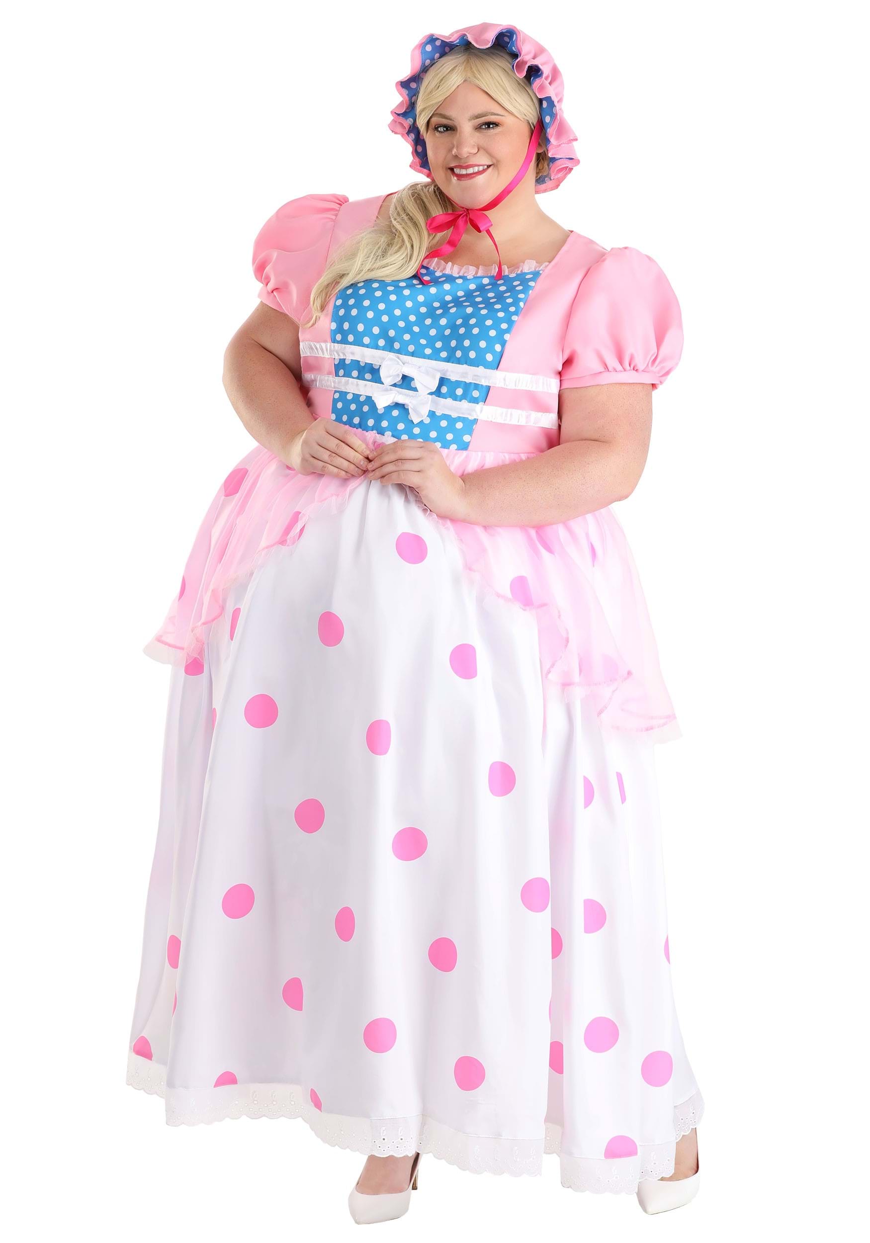 Image of Bo Peep Plus Size Costume for Women | Storybook Costumes ID FUN6870PL-1X