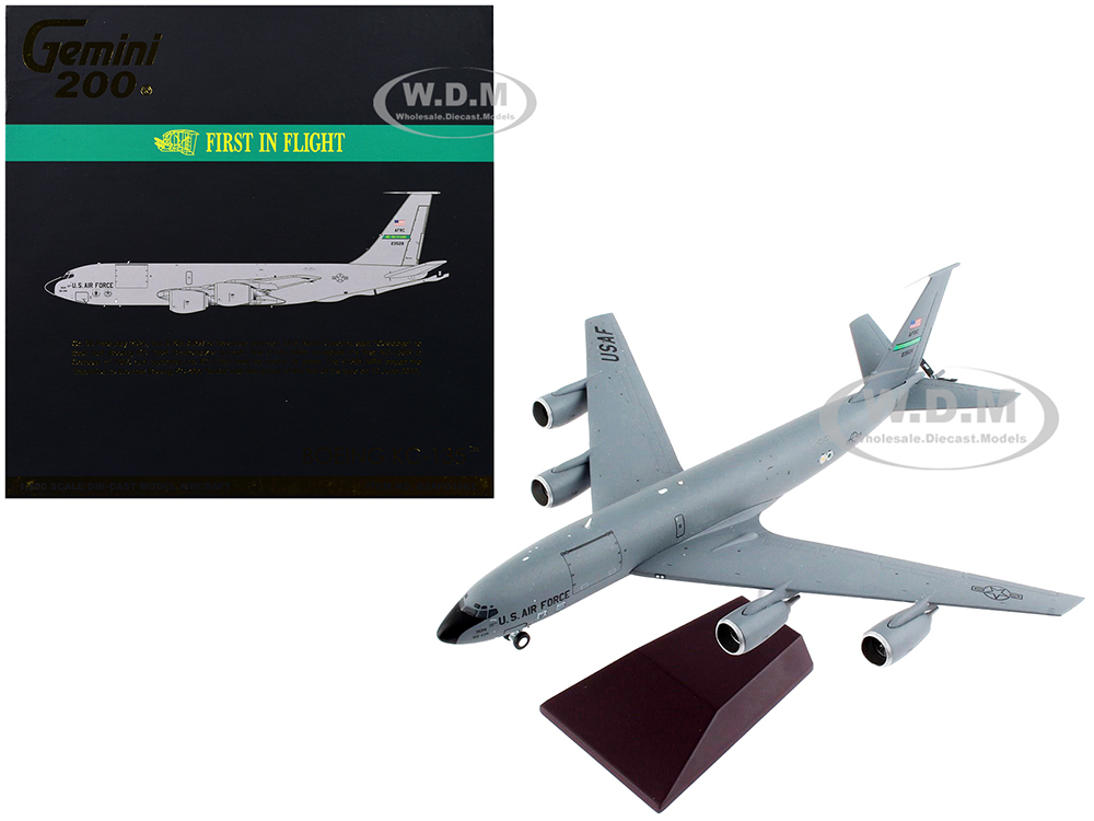 Image of Boeing KC-135 Stratotanker Tanker Aircraft "First in Flight Seymour Johnson AFB North Carolina" United States Air Force "Gemini 200" Series 1/200 Die