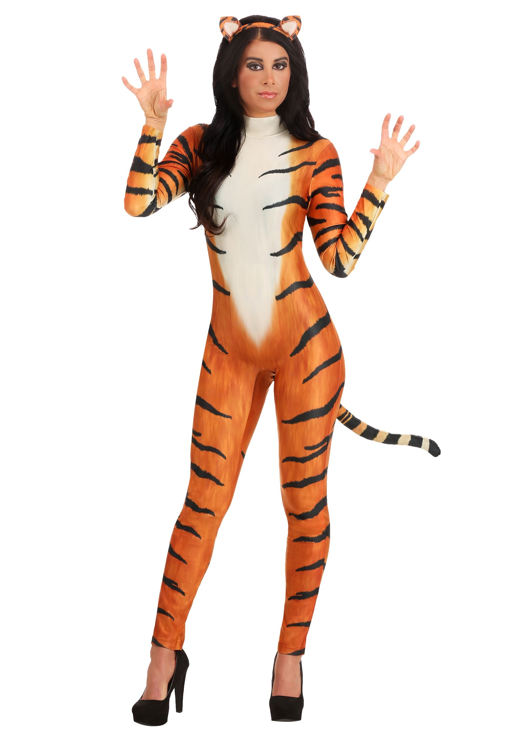 Image of Bold Tiger Costume for Women ID FUN7246AD-XL