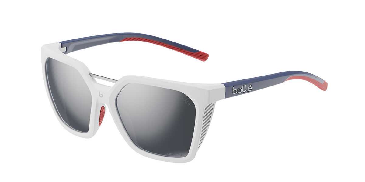 Image of Bolle Asteria Polarized BS048001 Óculos de Sol Masculino Brancos BRLPT