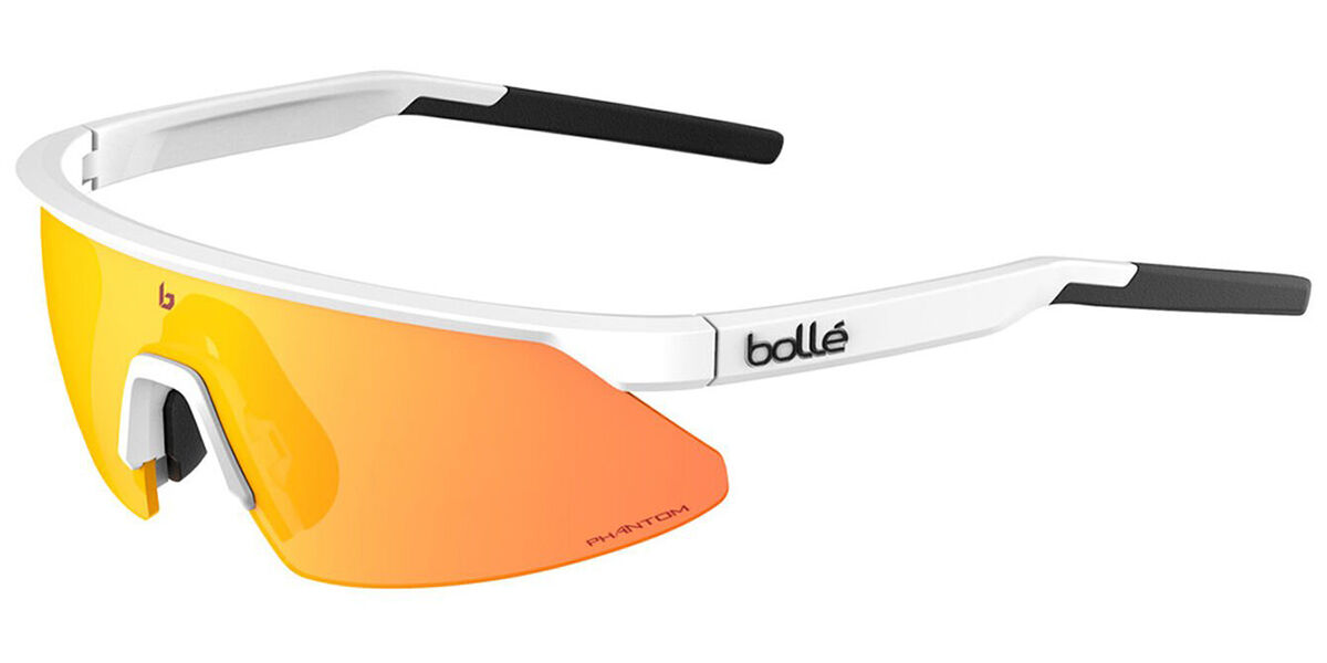 Image of Bolle Micro Edge Polarized BS032002 144 Lunettes De Soleil Homme Blanches FR