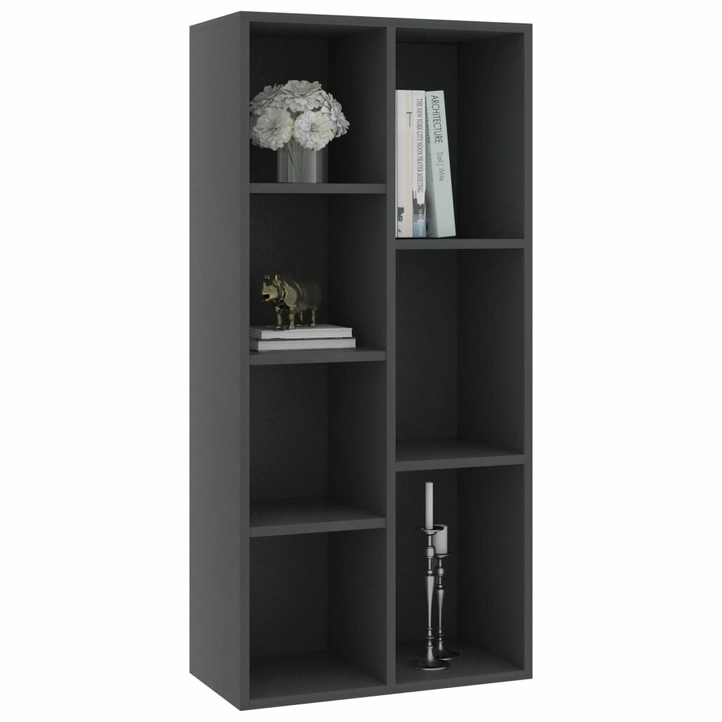 Image of Book Cabinet Gray 197"x98"x417" Chipboard