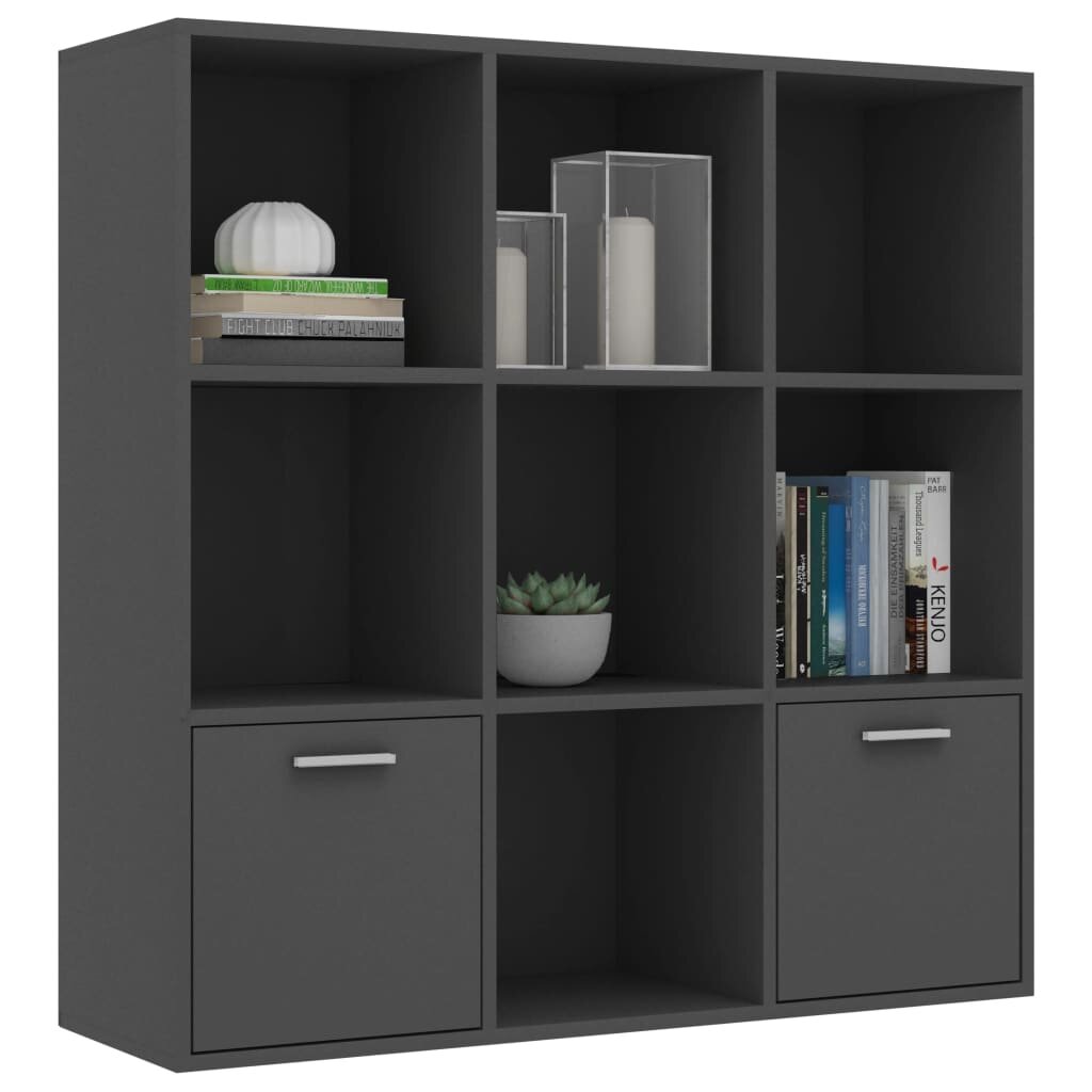 Image of Book Cabinet Gray 385"x118"x385" Chipboard