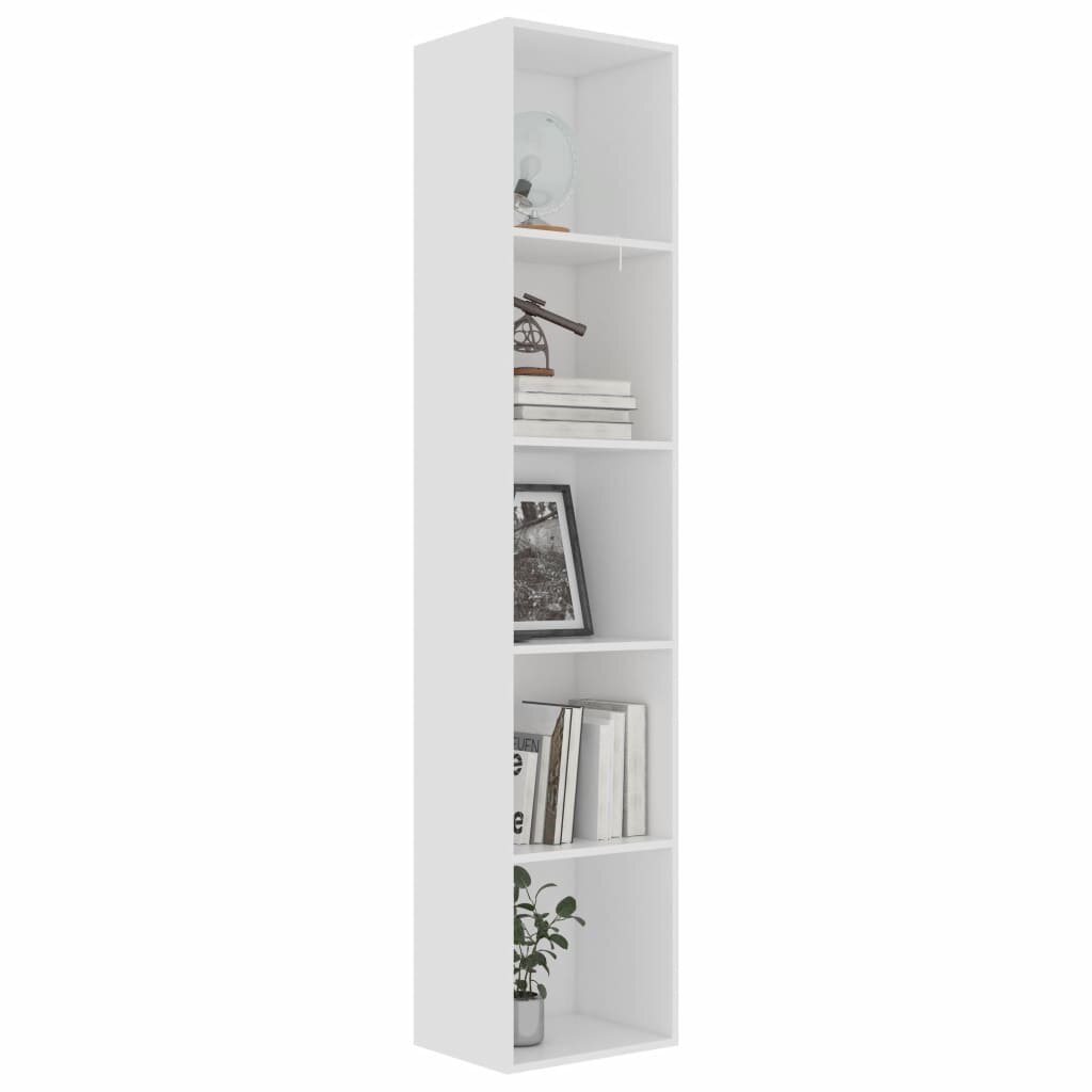 Image of Book Cabinet White 157"x118"x744" Chipboard