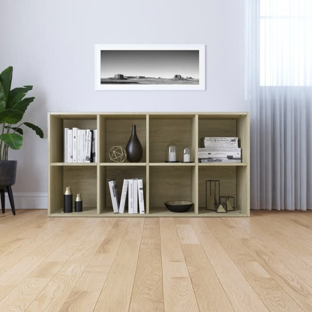 Image of Book Cabinet/Sideboard Sonoma Oak 26"x118"x512" Chipboard