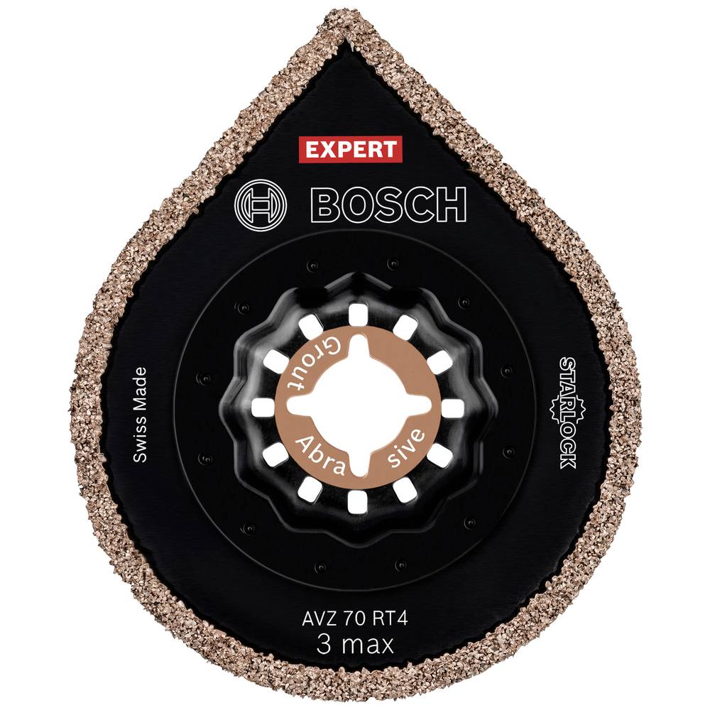 Image of Bosch Accessories 2608900042 EXPERT 3 max AVZ 70 RT4 Carbide Riff Broom 10-piece 25 mm 10 pc(s)