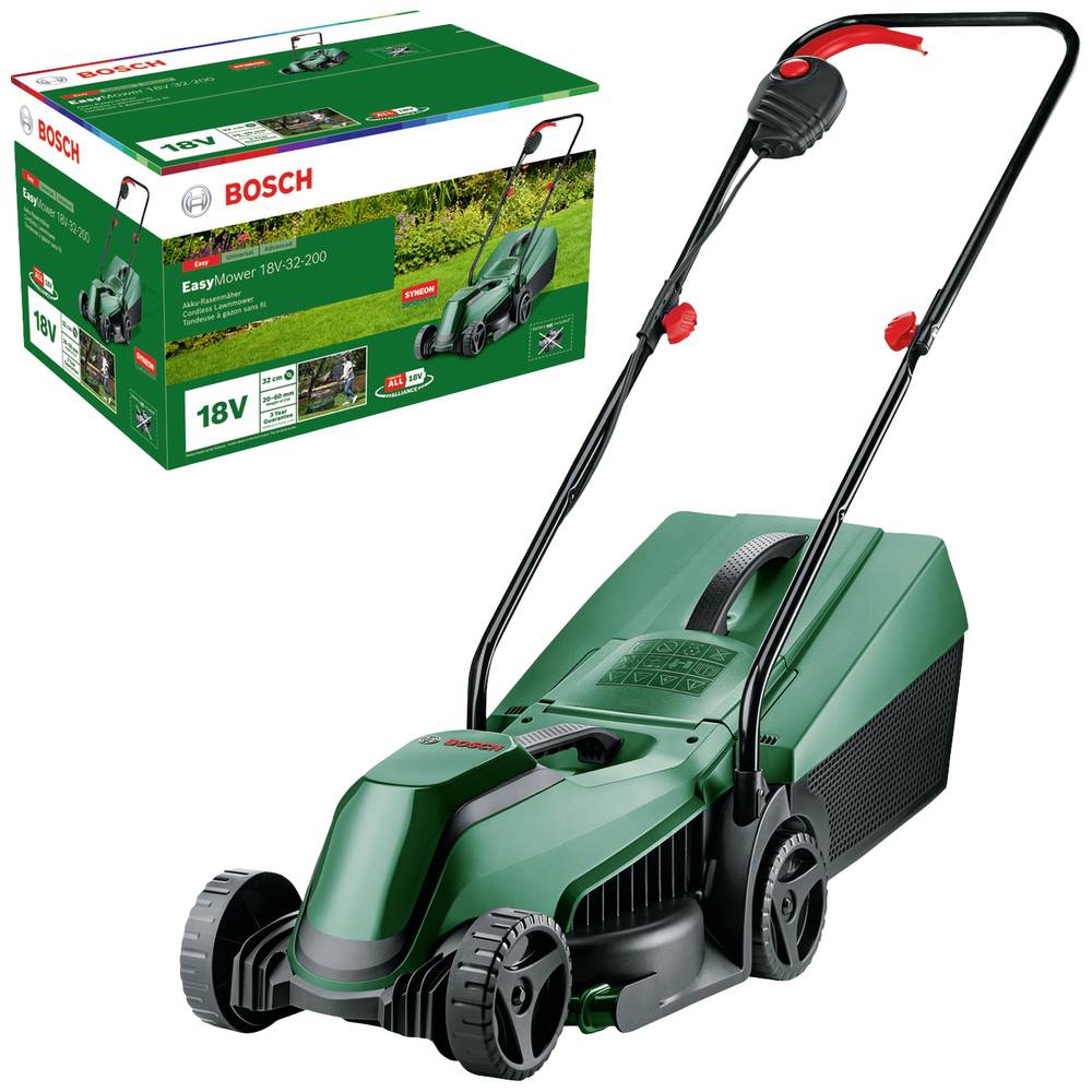 Image of Bosch Home and Garden Easy Mower 18V-32-200 Rechargeable battery Lawn mower w/o battery 18 V Cutting width (max) 320