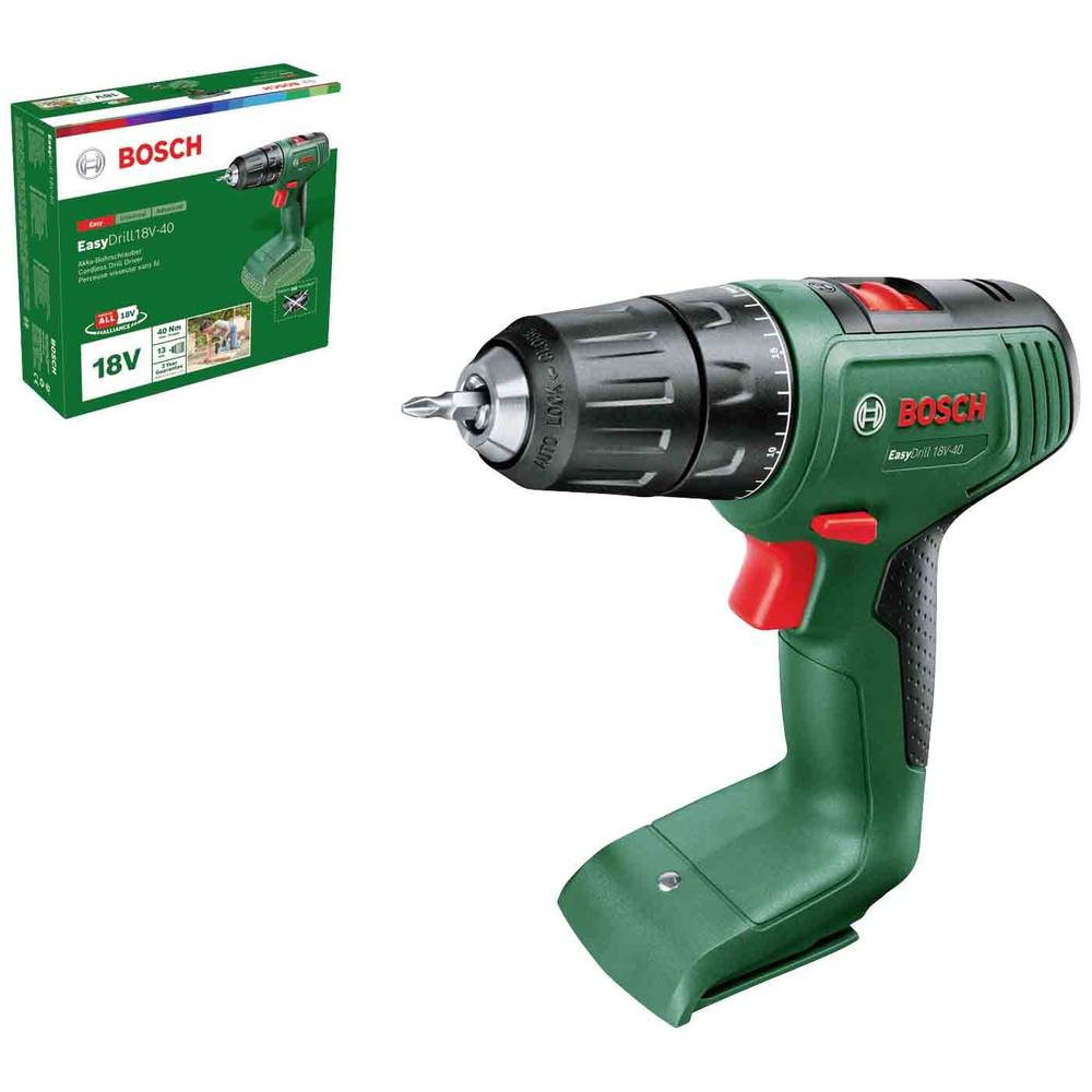 Image of Bosch Home and Garden EasyDrill 18V-40 06039D8000 Cordless drill Cordless drill Cordless screwdriver 18 V 20 Ah