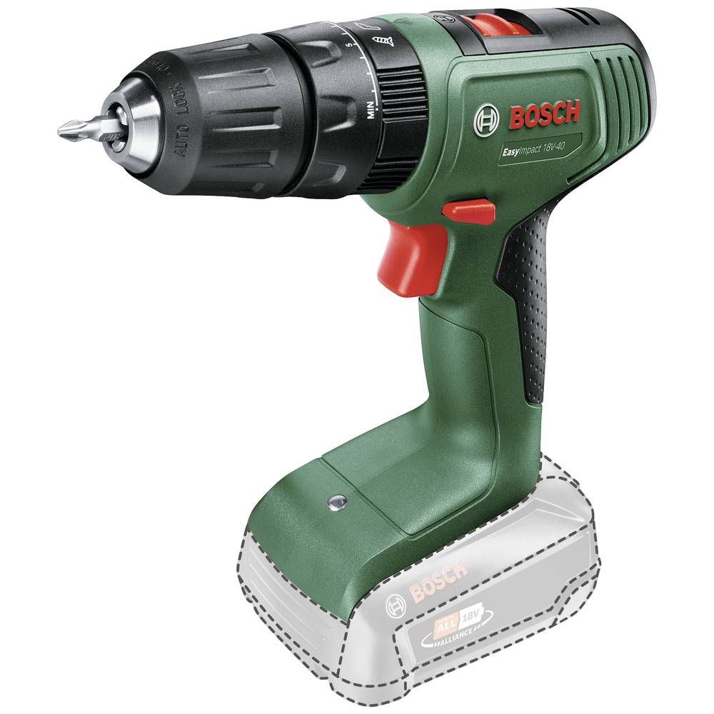 Image of Bosch Home and Garden EasyImpact 18V-40 06039D8100 Cordless drill Cordless drill Cordless screwdriver 18 V 20 Ah