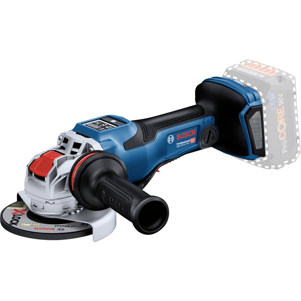 Image of Bosch Professional GWX 18V-15 PSC 06019H6G00 Cordless angle grinder 125 mm brushless w/o battery w/o charger 1500 W 18
