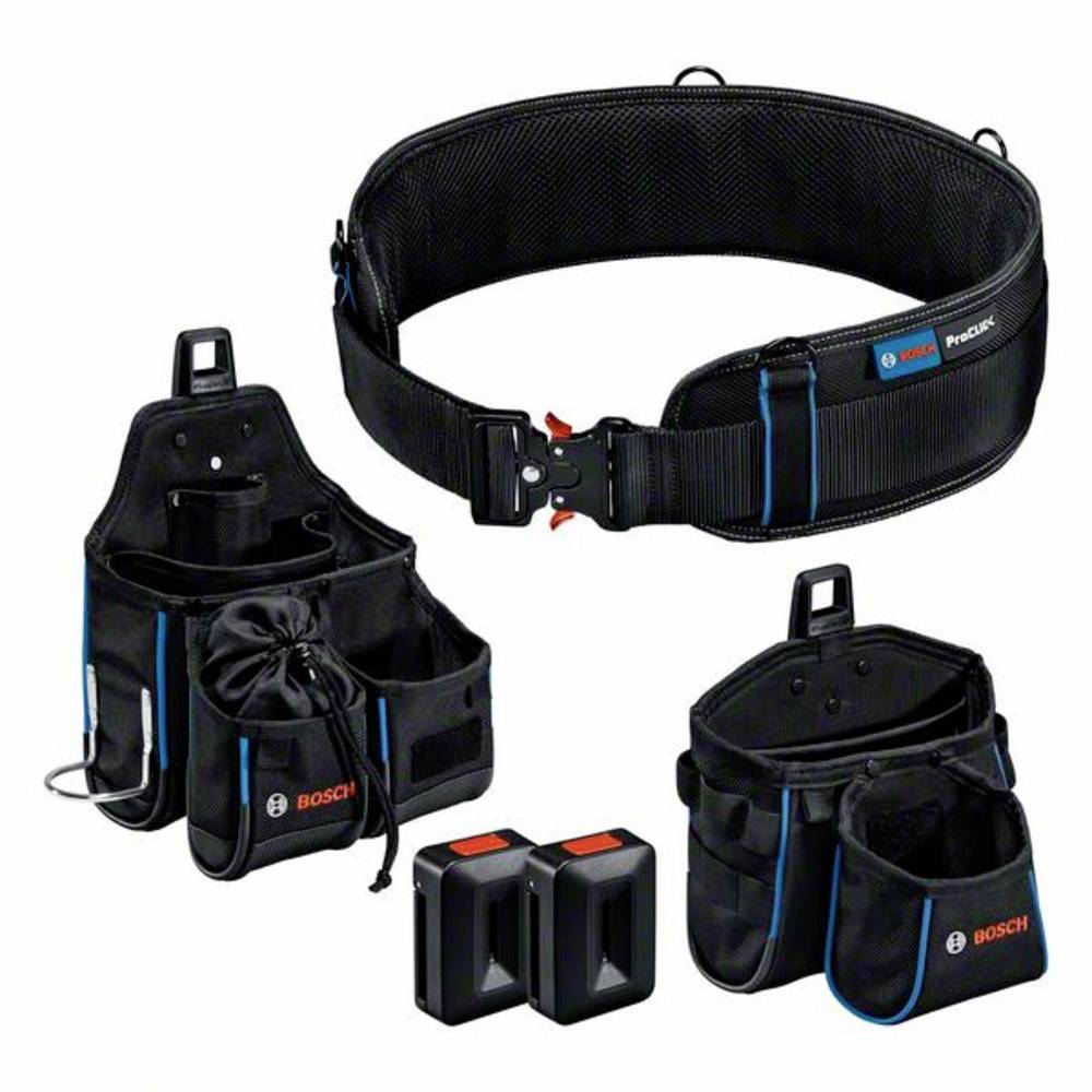 Image of Bosch Professional Kit belt 93 GWT 2 GWT 4 2x holder 1600A0265P Trades people DIYers Tool belt