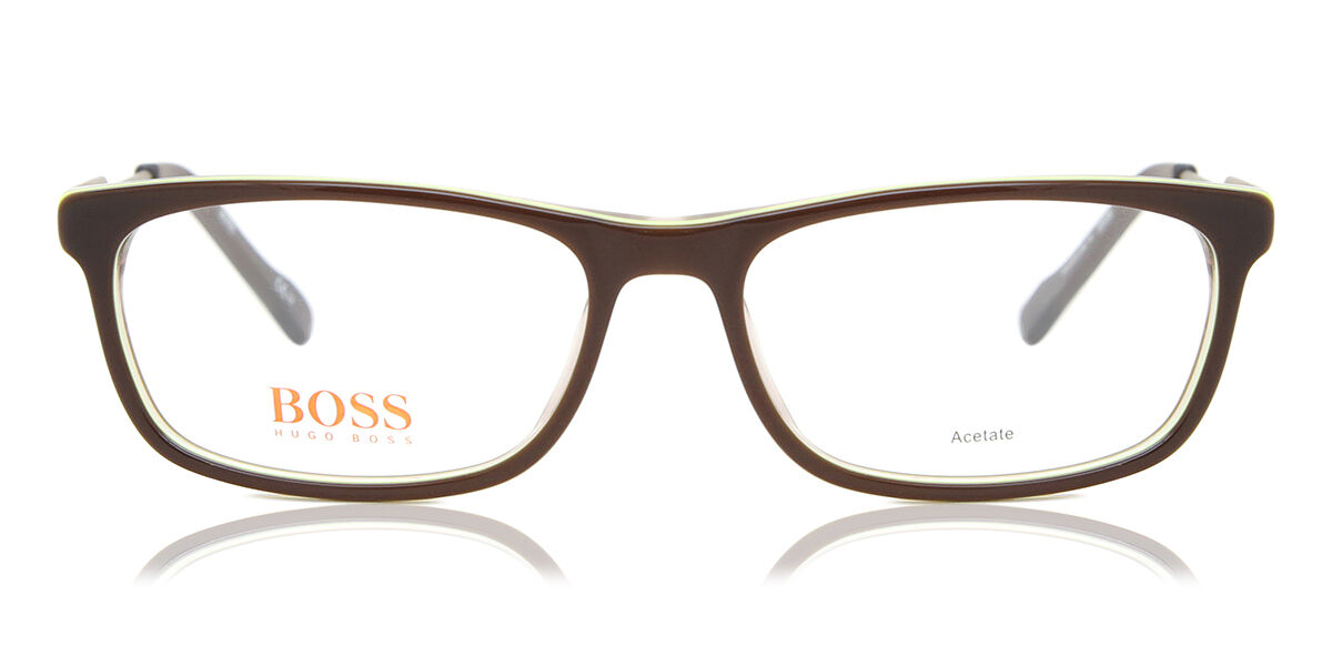 Image of Boss Laranjas BO 0230 LHE Óculos de Grau Marrons Masculino BRLPT
