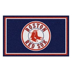 Image of Boston Red Sox Floor Rug - 4x6