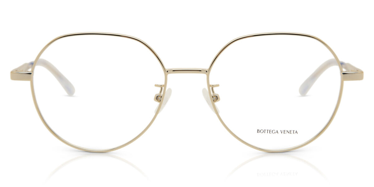 Image of Bottega Veneta BV1076OA Formato Asiático 002 Óculos de Grau Dourados Masculino BRLPT