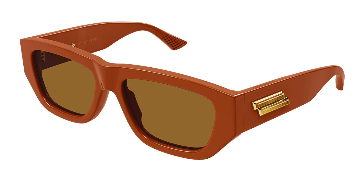 Image of Bottega Veneta BV1252S 004 55 Lunettes De Soleil Homme Oranges FR