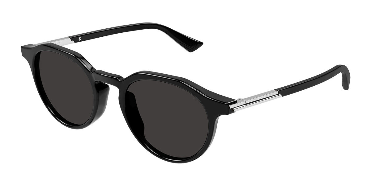 Image of Bottega Veneta BV1260S 005 49 Lunettes De Soleil Homme Noires FR