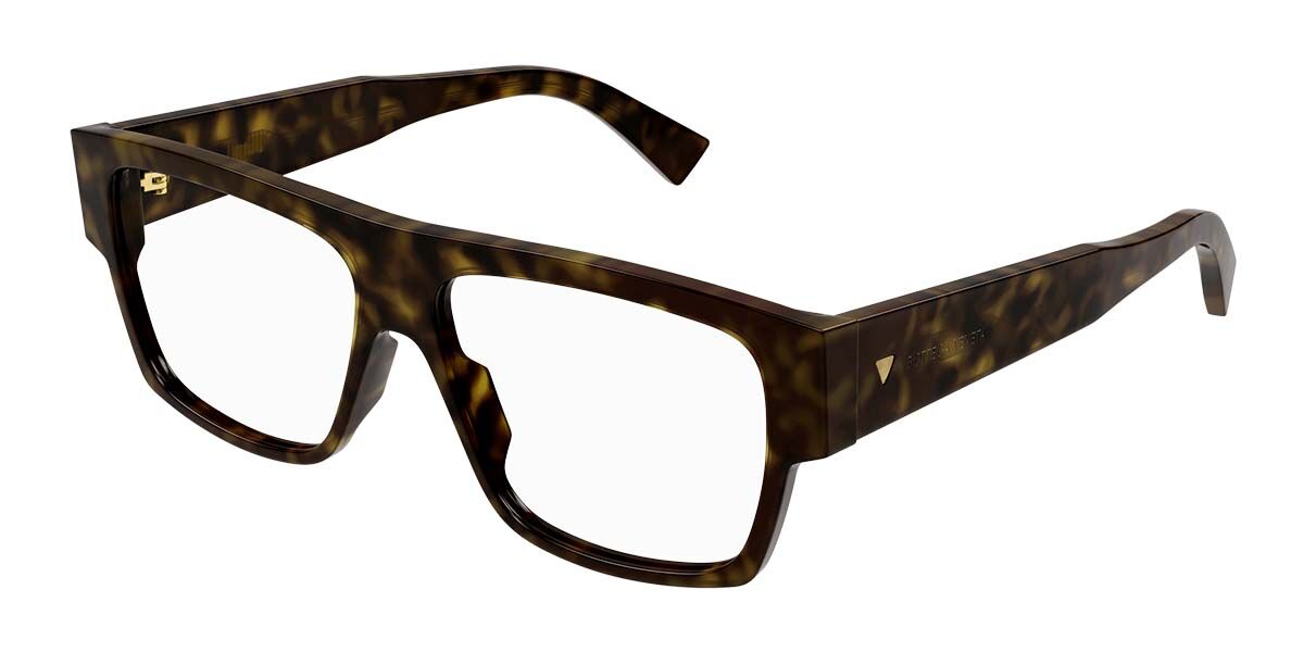 Image of Bottega Veneta BV1290O 002 56 Tortoiseshell Męskie Okulary Korekcyjne PL