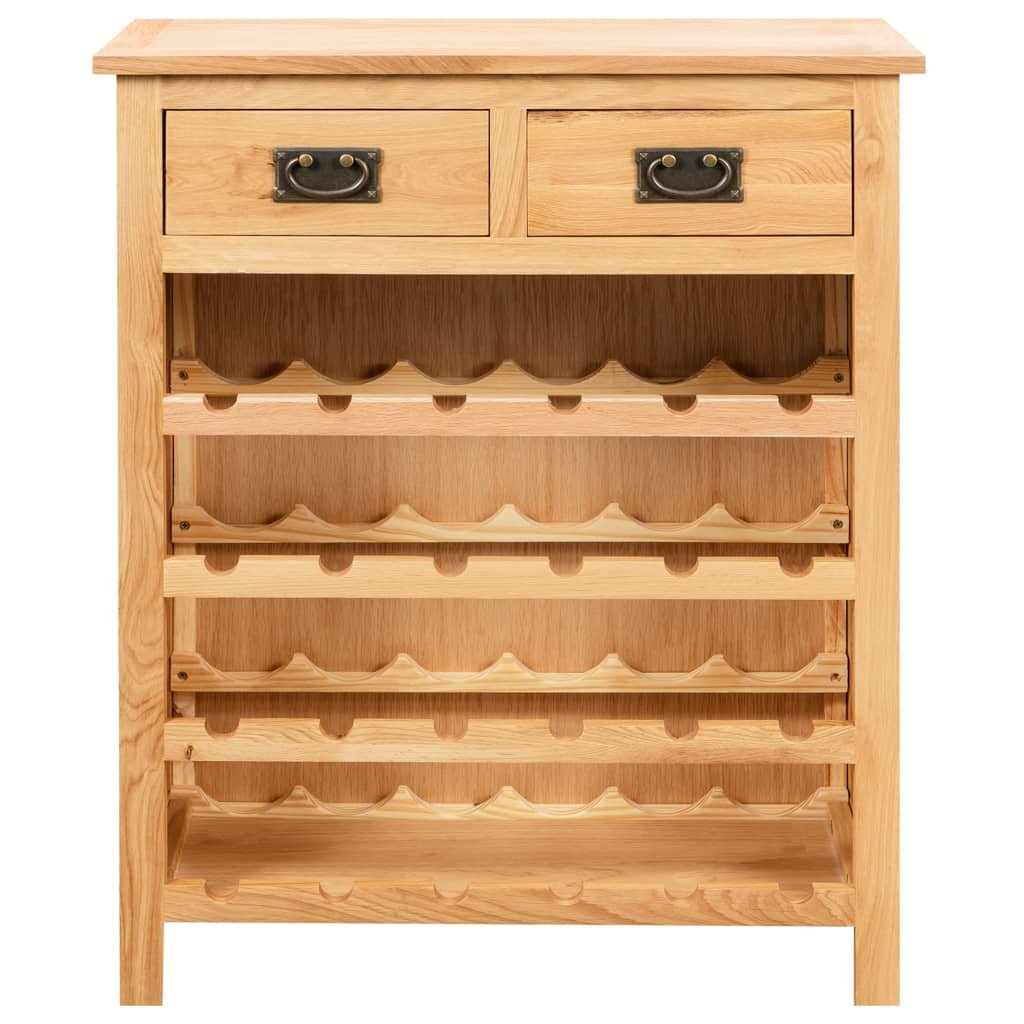 Image of Bottle Cabinet 283"x125"x354" Solid Oak Wood