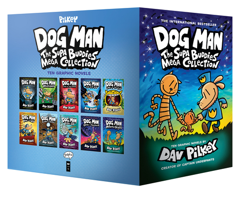 Image of Boxed - Dog Man: The Supa Buddies Mega Collection: From the Creator of Captain Underpants (Dog Man #1-10 Box Set)