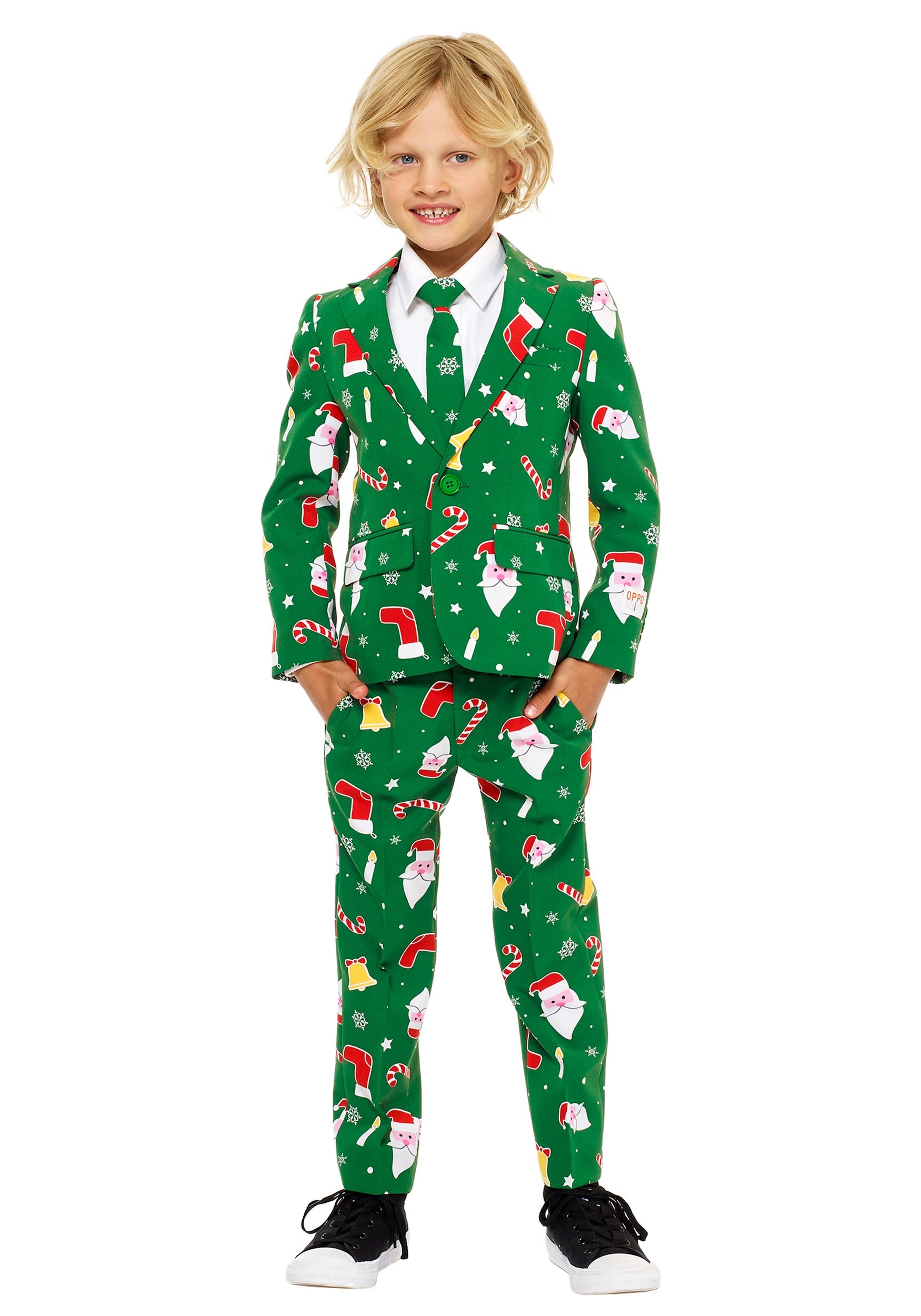 Image of Boy's Santa Boss OppoSuit ID OSOSBO000-6-6