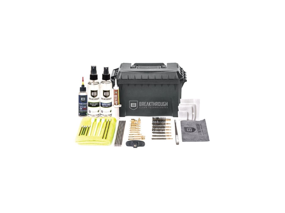 Image of Breakthrough Ammo Can Cleaning Kit w/ HP PRO Oil & SS Rods Multicolored ID 852712005398