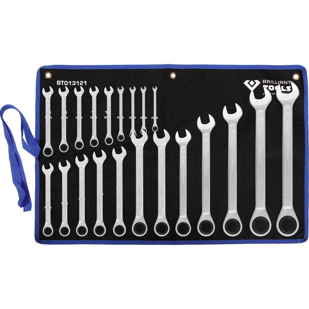 Image of Brilliant Tools BT013121 BT013121 Ratcheting box wrench set