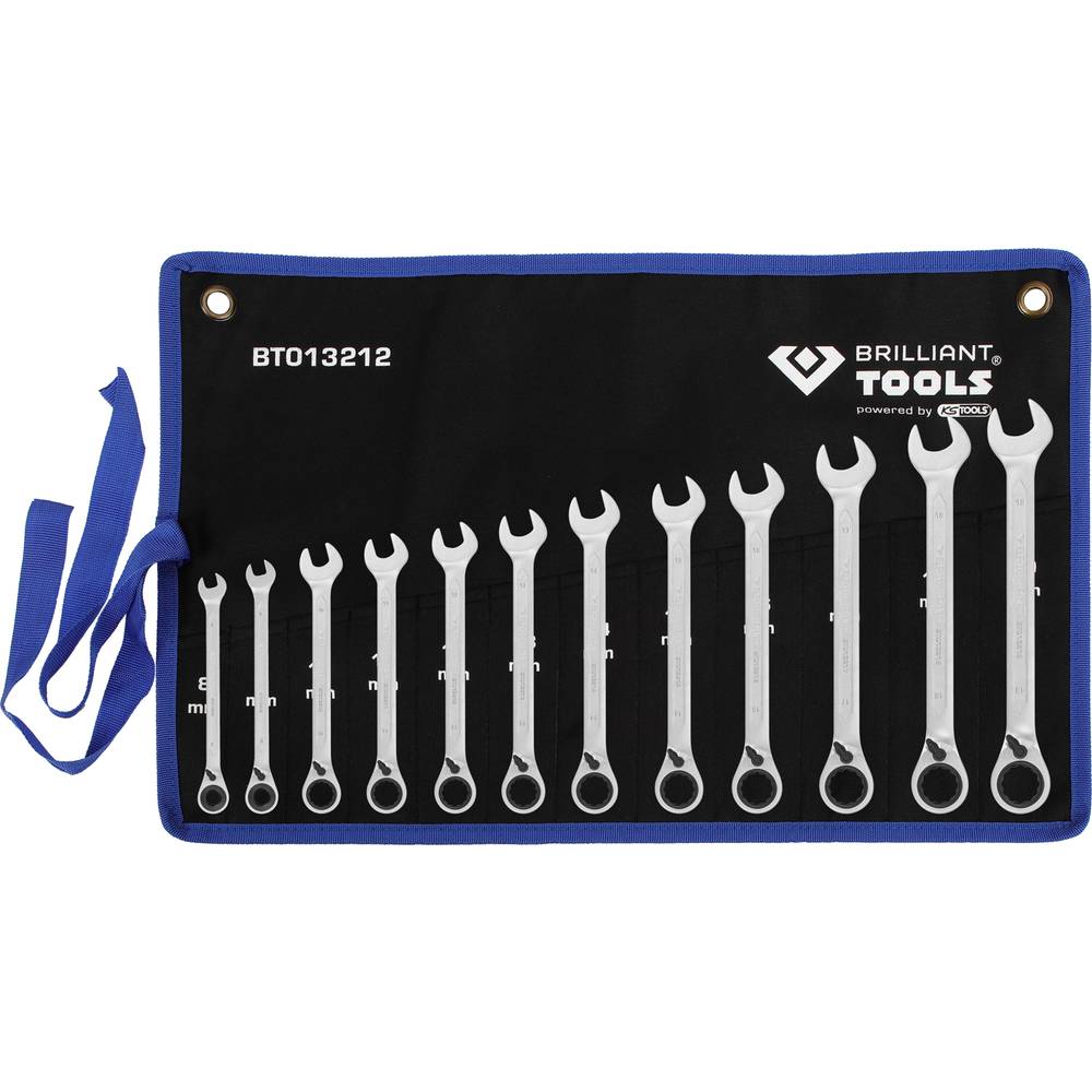 Image of Brilliant Tools BT013212 BT013212 Ratcheting box wrench set