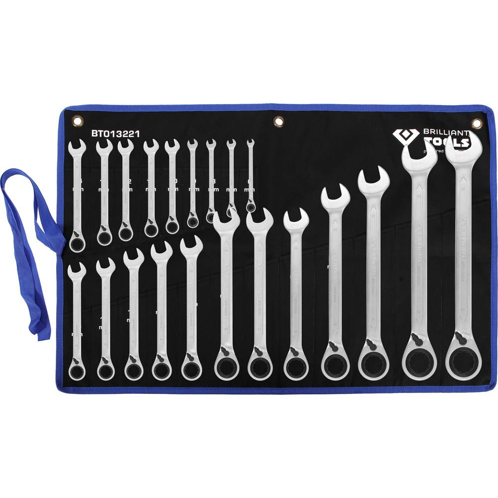 Image of Brilliant Tools BT013221 BT013221 Ratcheting box wrench set