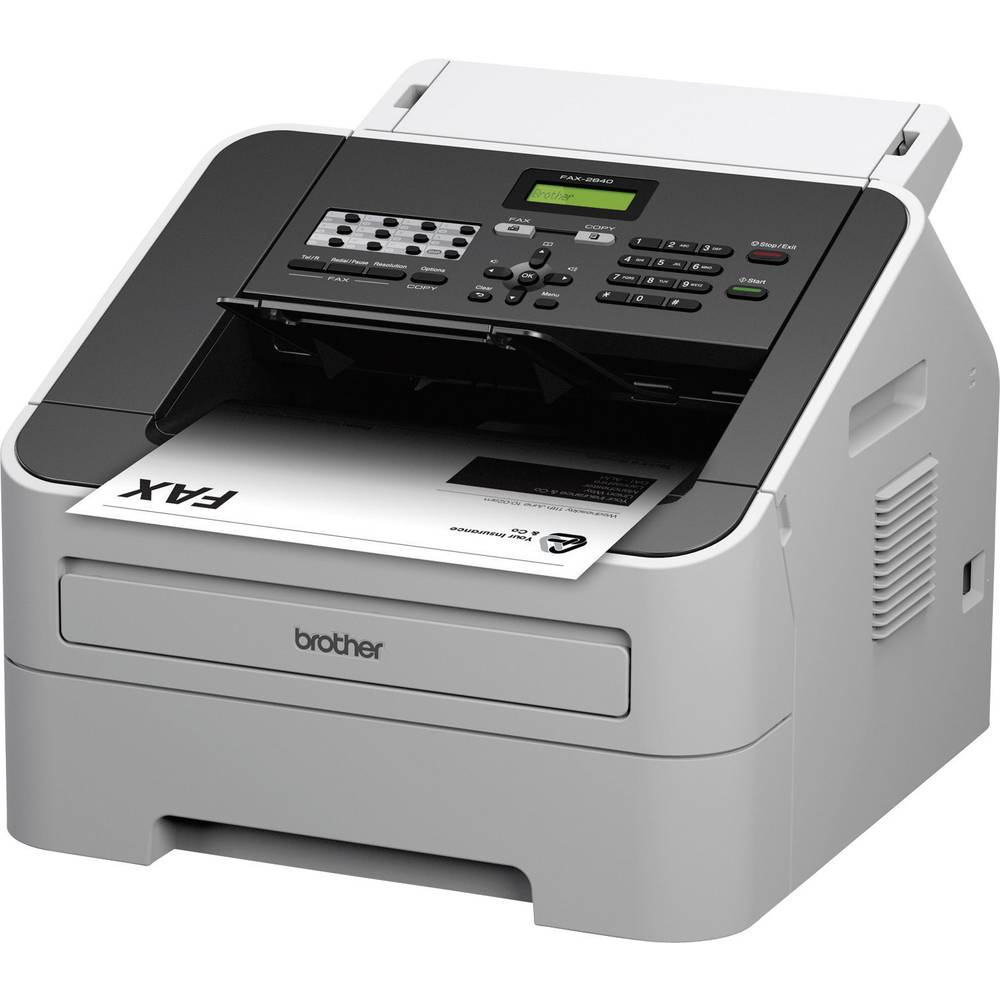 Image of Brother FAX-2840 Laser fax machine Page memory 400 Sides