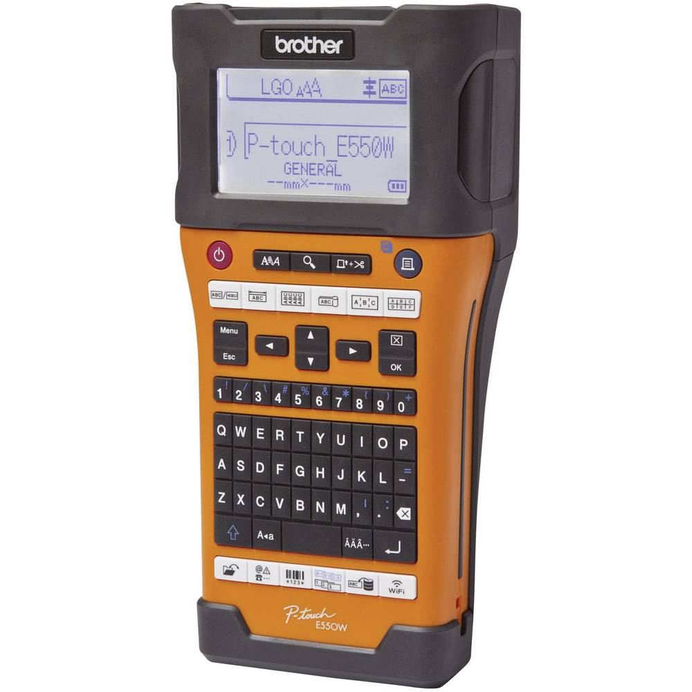 Image of Brother P-TOUCH E550WVP Label printer Suitable for scrolls: TZe HSe 35 mm 6 mm 9 mm 12 mm 18 mm 24 mm