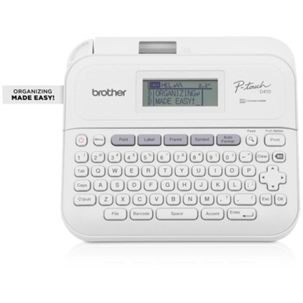 Image of Brother PTD410RG1 Label printer Suitable for scrolls: TZe 35 mm 6 mm 9 mm 12 mm 18 mm