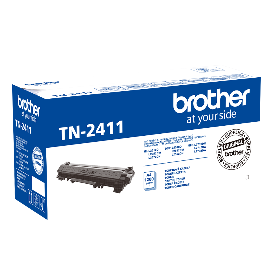 Image of Brother TN-2411 fekete (black) eredeti toner HU ID 13140