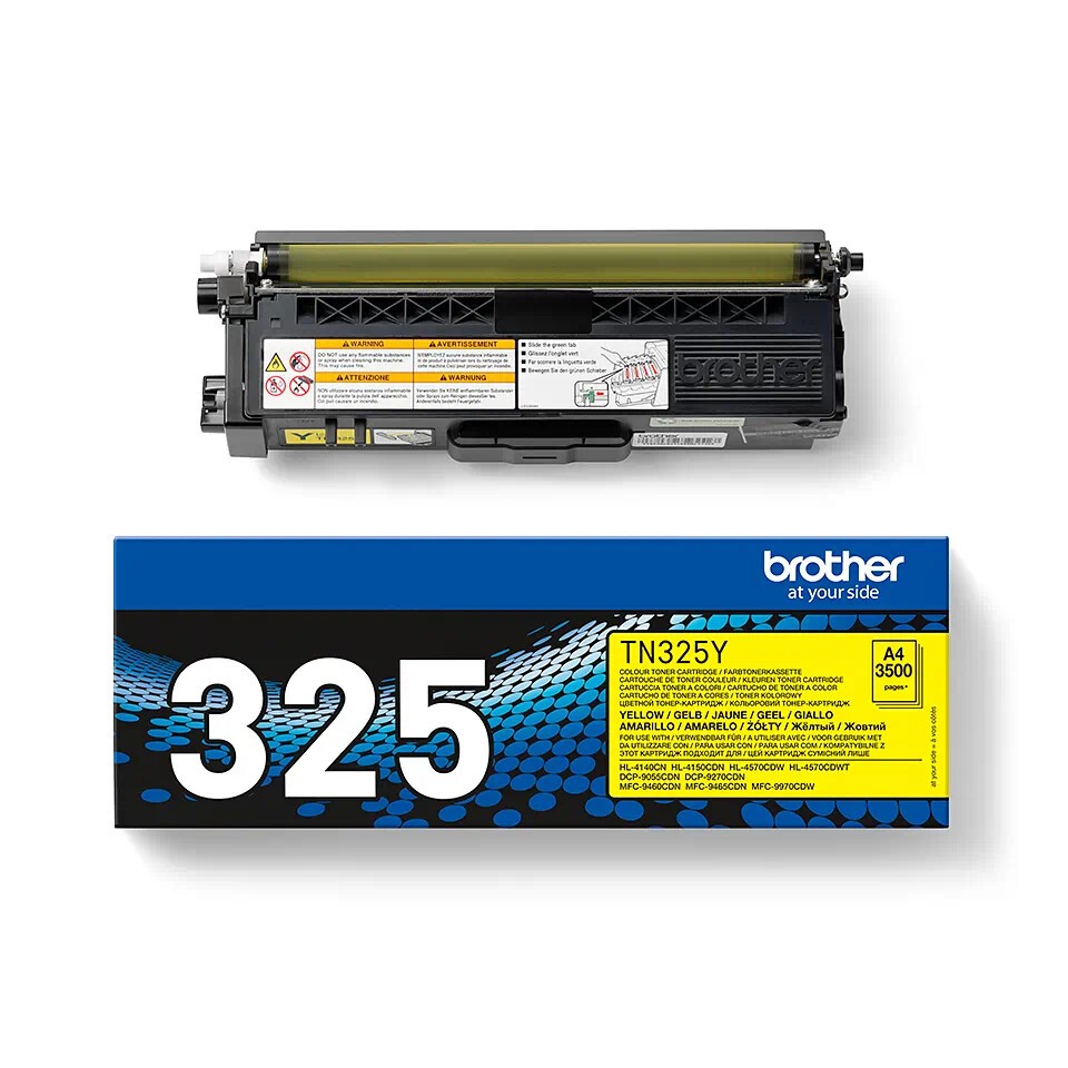 Image of Brother TN-325Y sárga (yellow) eredeti toner HU ID 3834