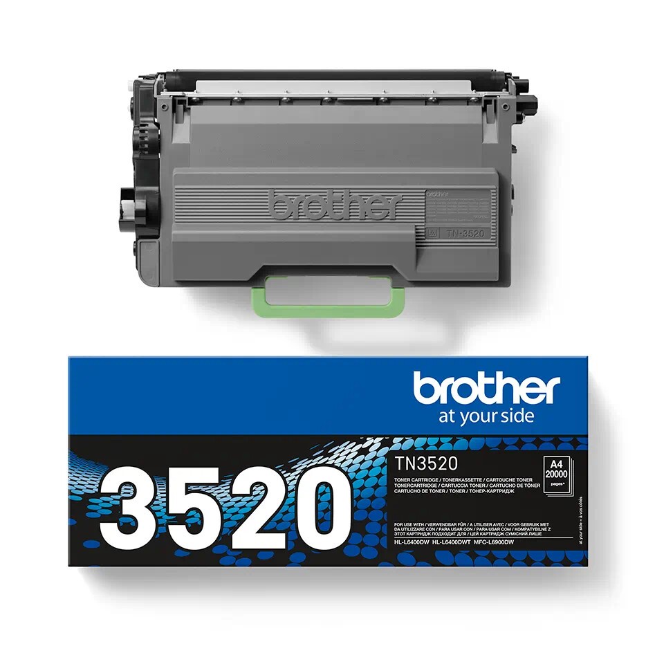 Image of Brother TN-3520 fekete (black) eredeti toner HU ID 14252