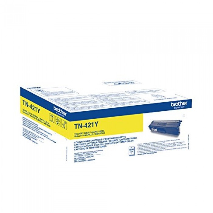 Image of Brother TN-421Y sárga (yellow) eredeti toner HU ID 12326