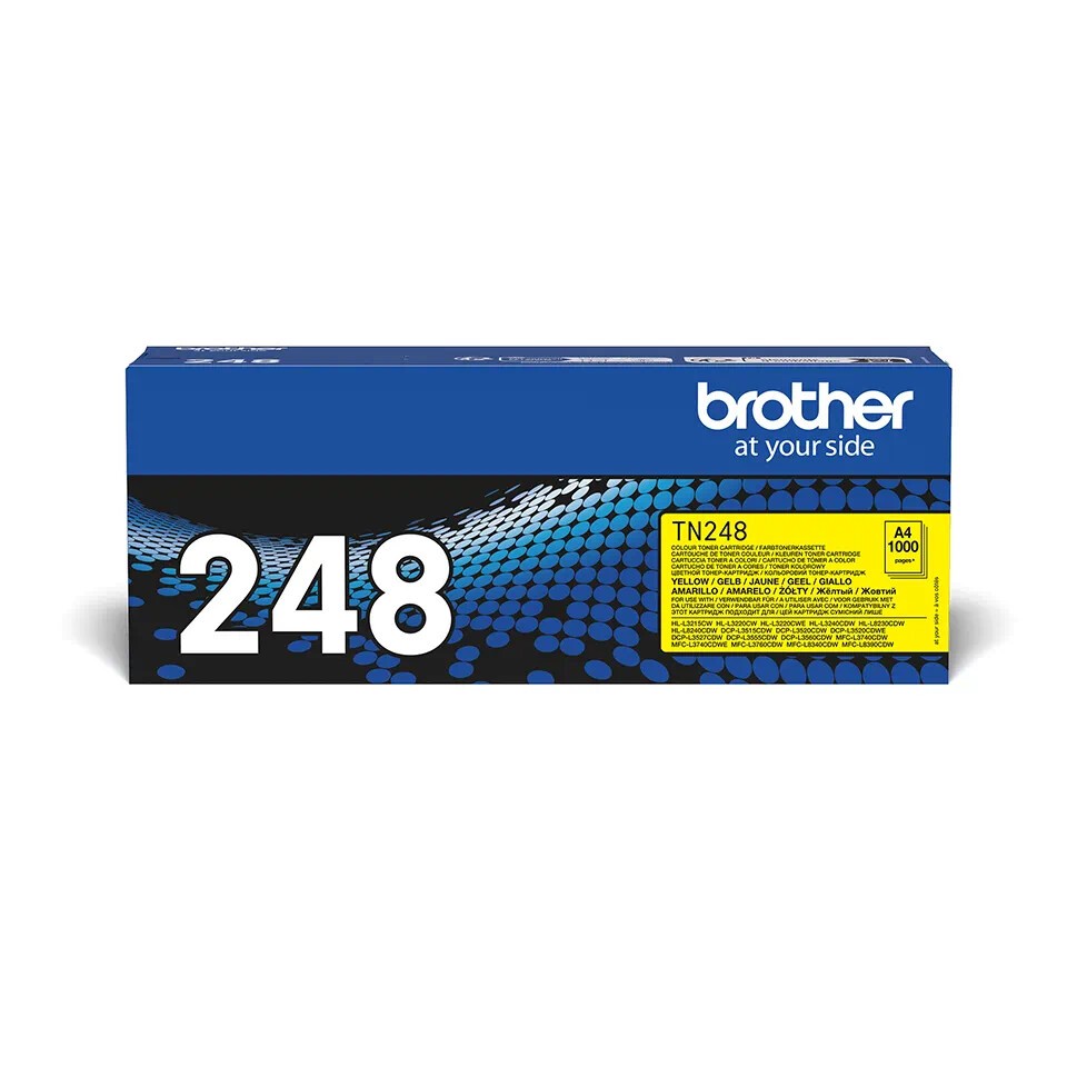 Image of Brother TN248Y galben (yellow) toner original RO ID 500393