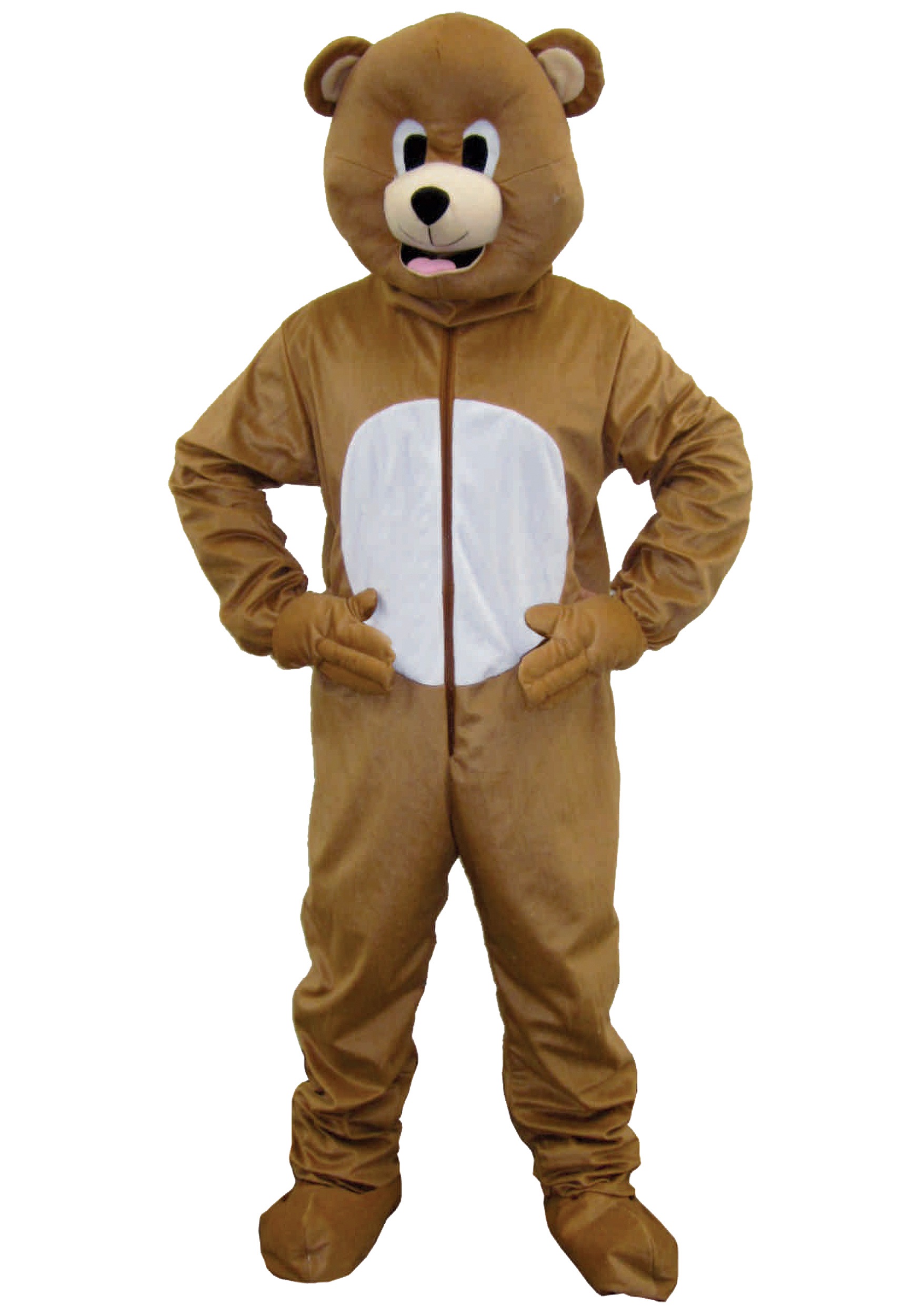 Image of Brown Bear Mascot Costume ID DU593-ST