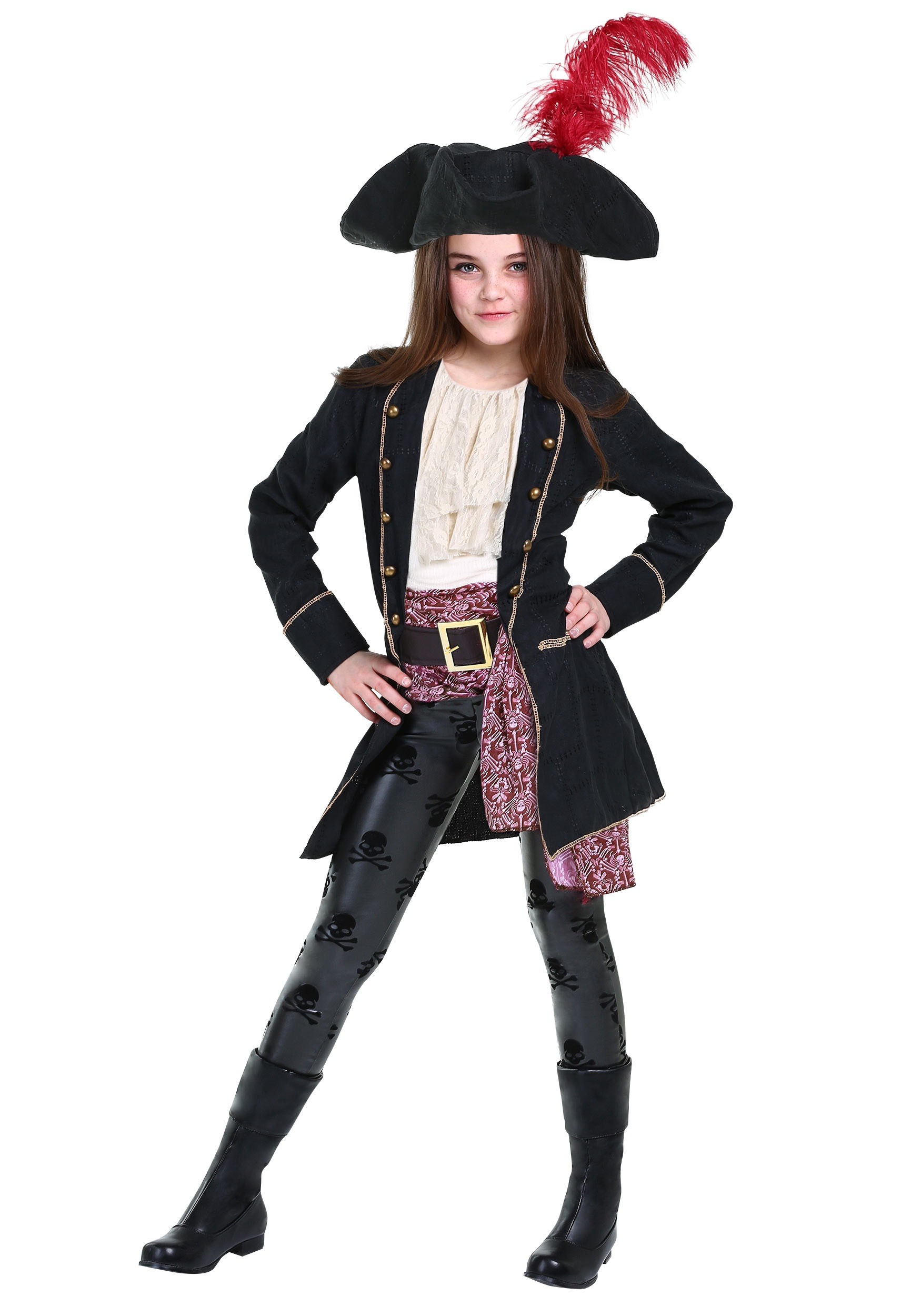 Image of Buccaneer Costume for Girls ID FUN6286CH-M