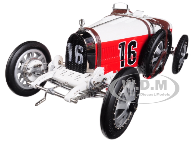 Image of Bugatti T35 16 National Color Project Grand Prix Monaco Limited Edition to 800 pieces Worldwide 1/18 Diecast Model Car by CMC