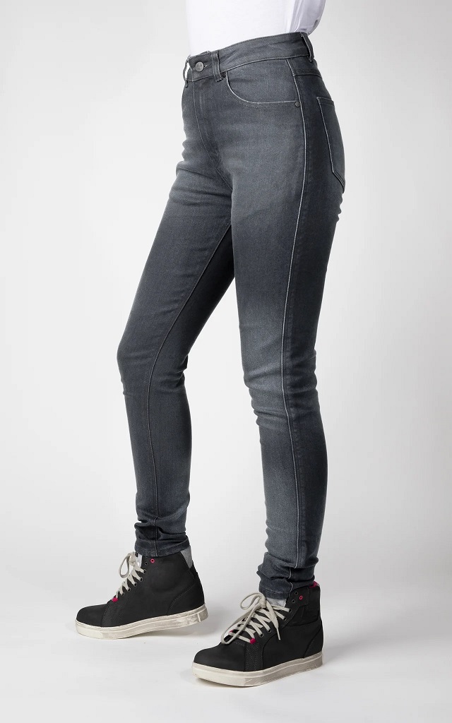 Image of Bull-It Elara Lady Grau Slim Hose Größe 34