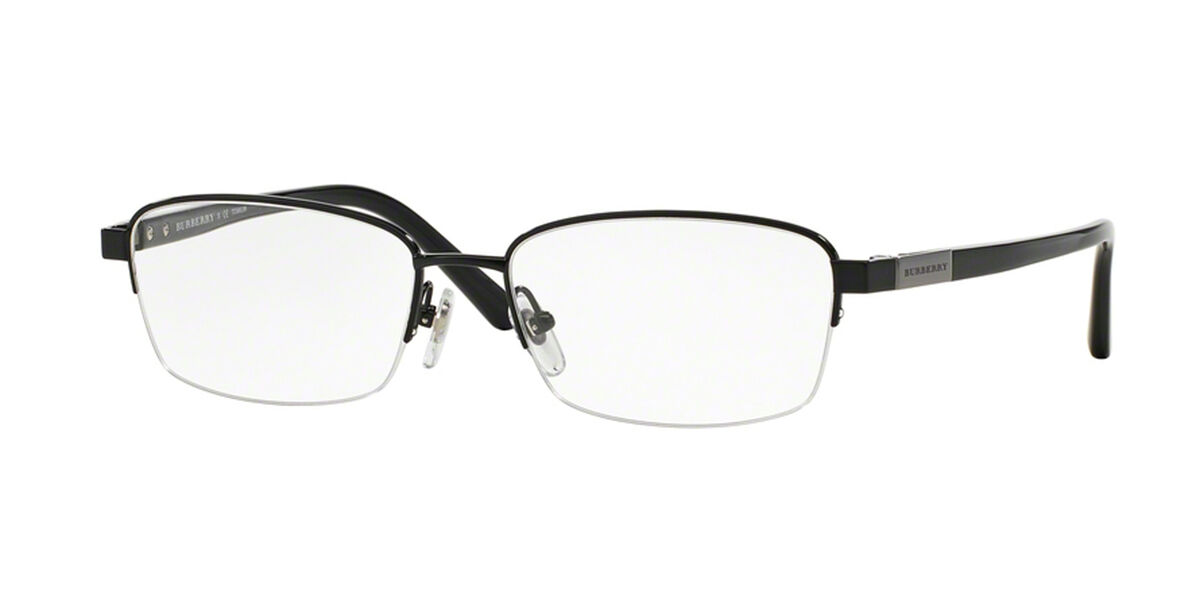 Image of Burberry BE1288TD Formato Asiático 1001 Óculos de Grau Pretos Masculino BRLPT