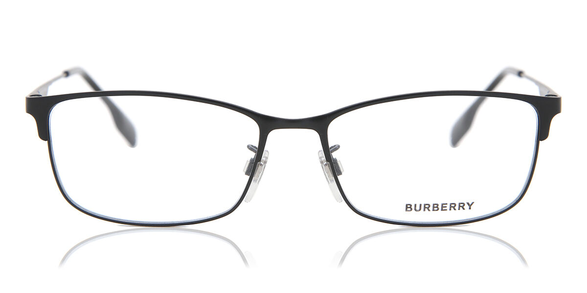 Image of Burberry BE1357TD Asian Fit 1007 55 Svarta Glasögon (Endast Båge) Män SEK