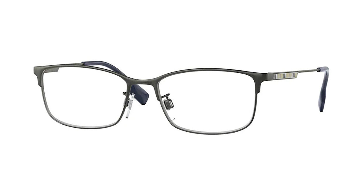 Image of Burberry BE1357TD Formato Asiático 1014 Óculos de Grau Gunmetal Masculino BRLPT