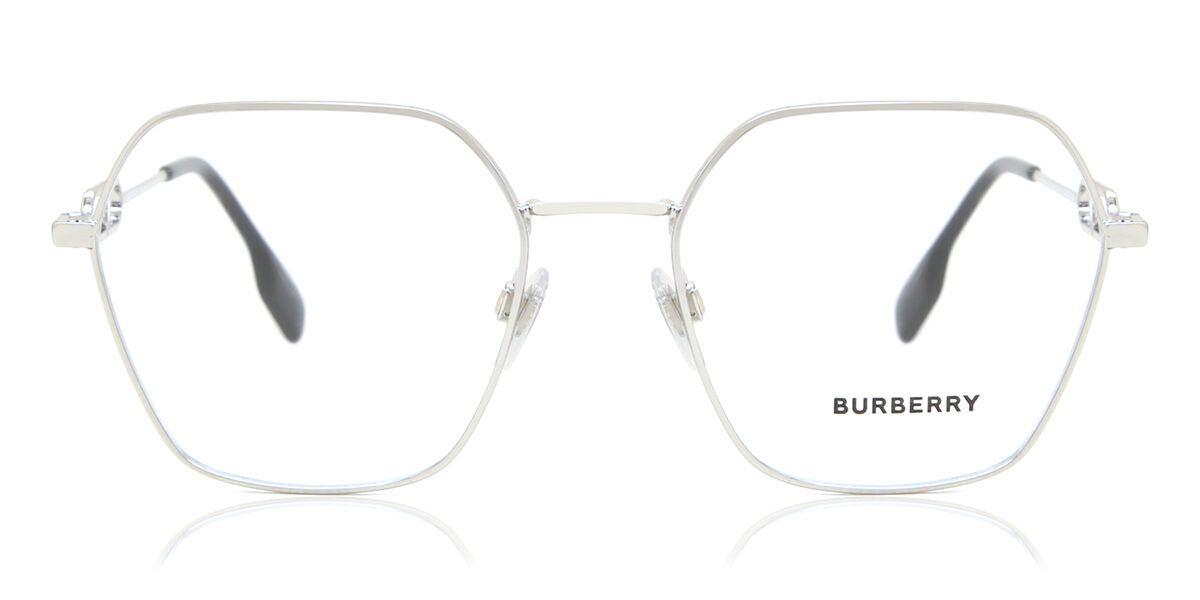 Image of Burberry BE1361 CHARLEY 1005 Óculos de Grau Prata Masculino BRLPT