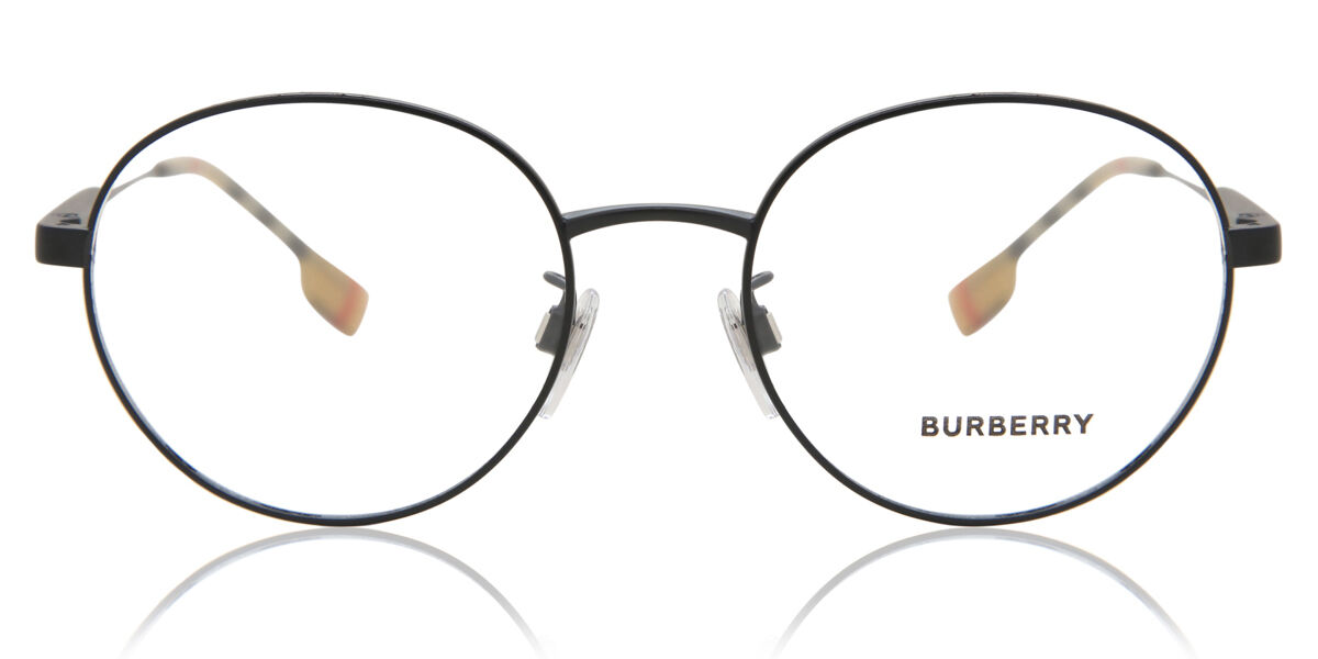 Image of Burberry BE1363TD Formato Asiático 1007 Óculos de Grau Pretos Feminino BRLPT