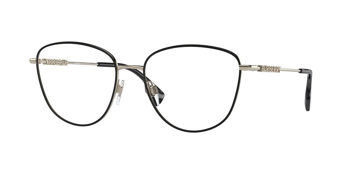 Image of Burberry BE1376 VIRGINIA Formato Asiático 1109 Óculos de Grau Pretos Feminino BRLPT