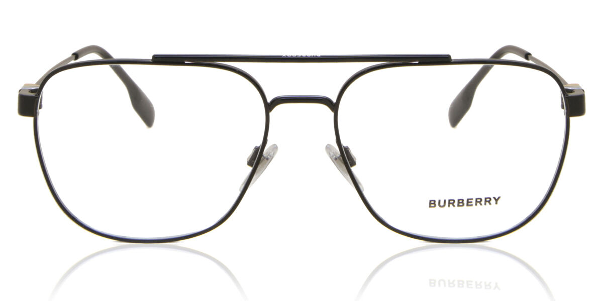 Image of Burberry BE1377 MICHAEL Formato Asiático 1001 Óculos de Grau Pretos Masculino BRLPT