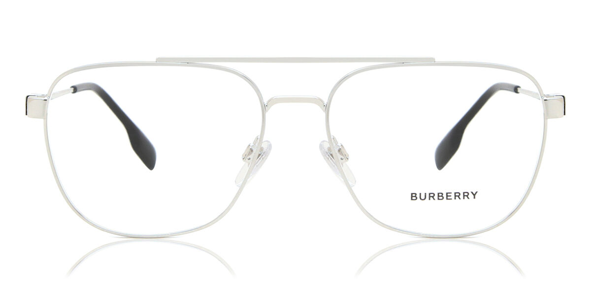 Image of Burberry BE1377 MICHAEL Formato Asiático 1005 Óculos de Grau Prata Masculino BRLPT